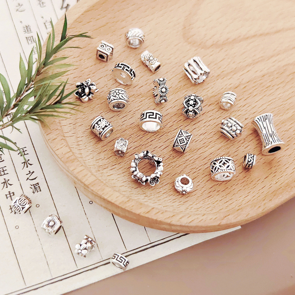 Tibetan Silver Retro Alloy Spacer Beads