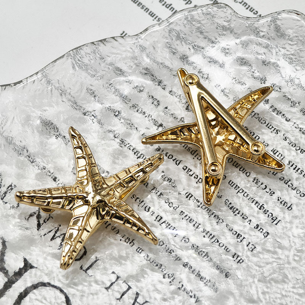 Starfish metal buckle 4CM-7CM