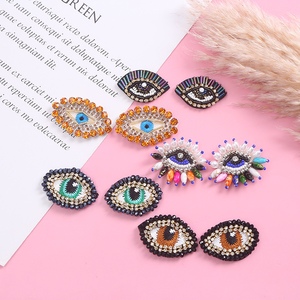 Handmade beaded eyes